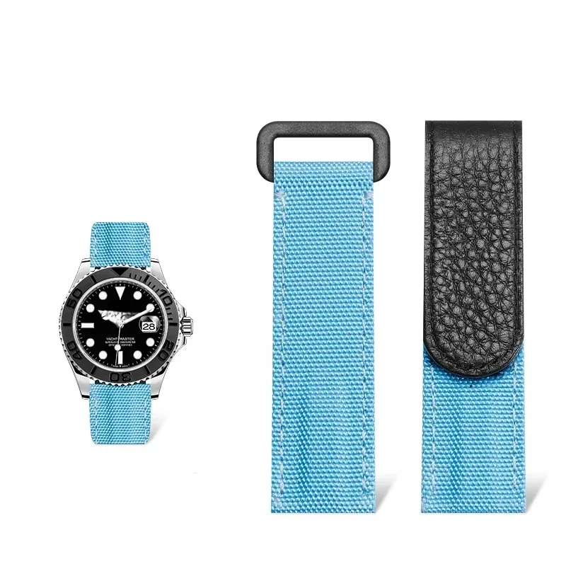 Luxury Watch Online - 20mm Hook and Loop Fastener Canvas