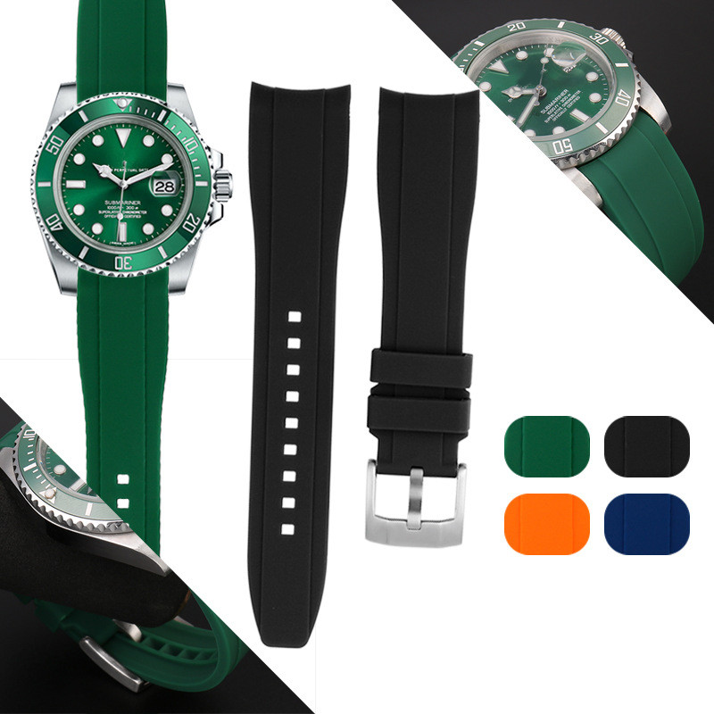 Luxury Watch Online - Curved Interface Rubber Strap for 20mm