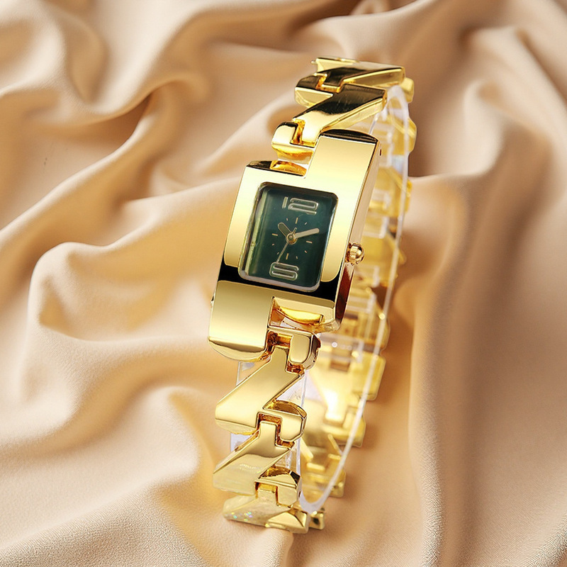 Luxury Watch Vintage - Women Square Quartz Watch Fashion Bracelet