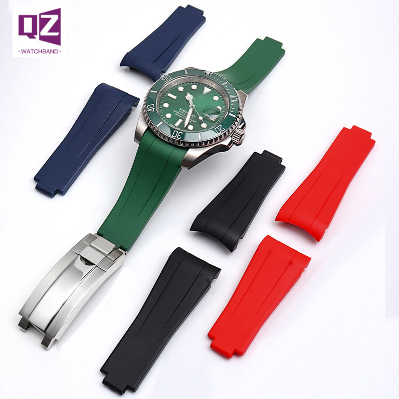 Luxury Watch Rolex - Rubber Silicone Watchband For Submariner Daytona