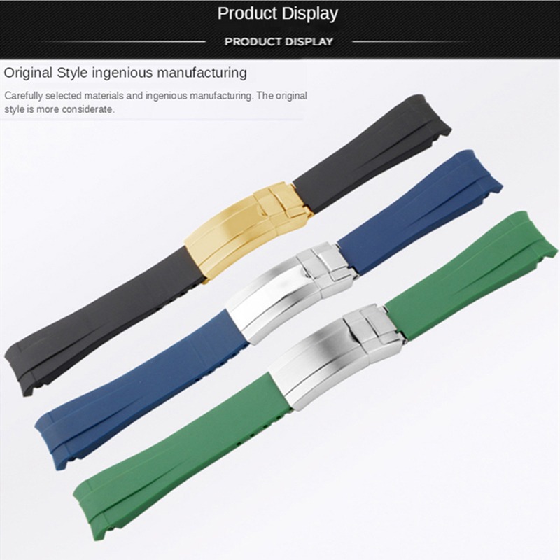 For Rolex 20mm Silicone Watch  - Luxury Watch Online ulasan dan harga