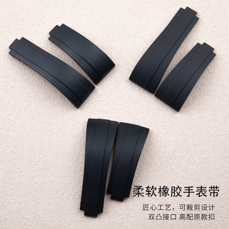 Rubber Short Buckle Watchband  - Luxury Watch Rolex ulasan dan harga