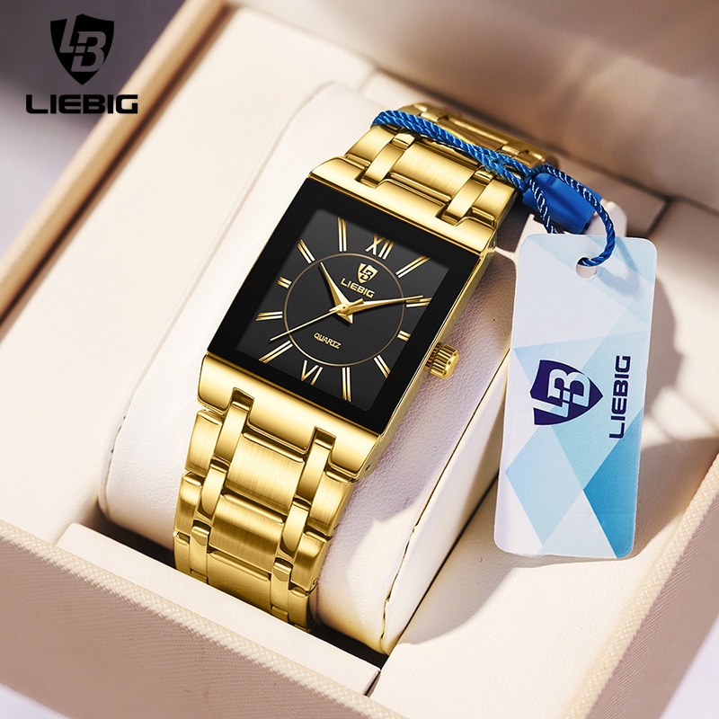 LiEBIG Luxury Golden Quartz Wr - Luxury Watch Market ulasan dan harga