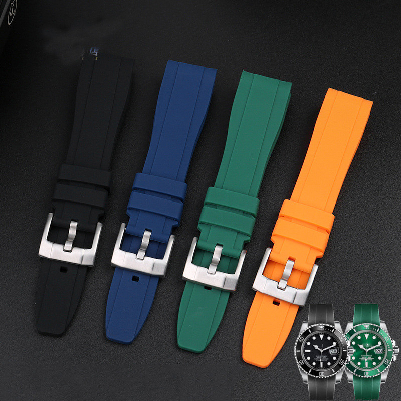 Curved Interface Rubber Strap  - Luxury Watch Online ulasan dan harga