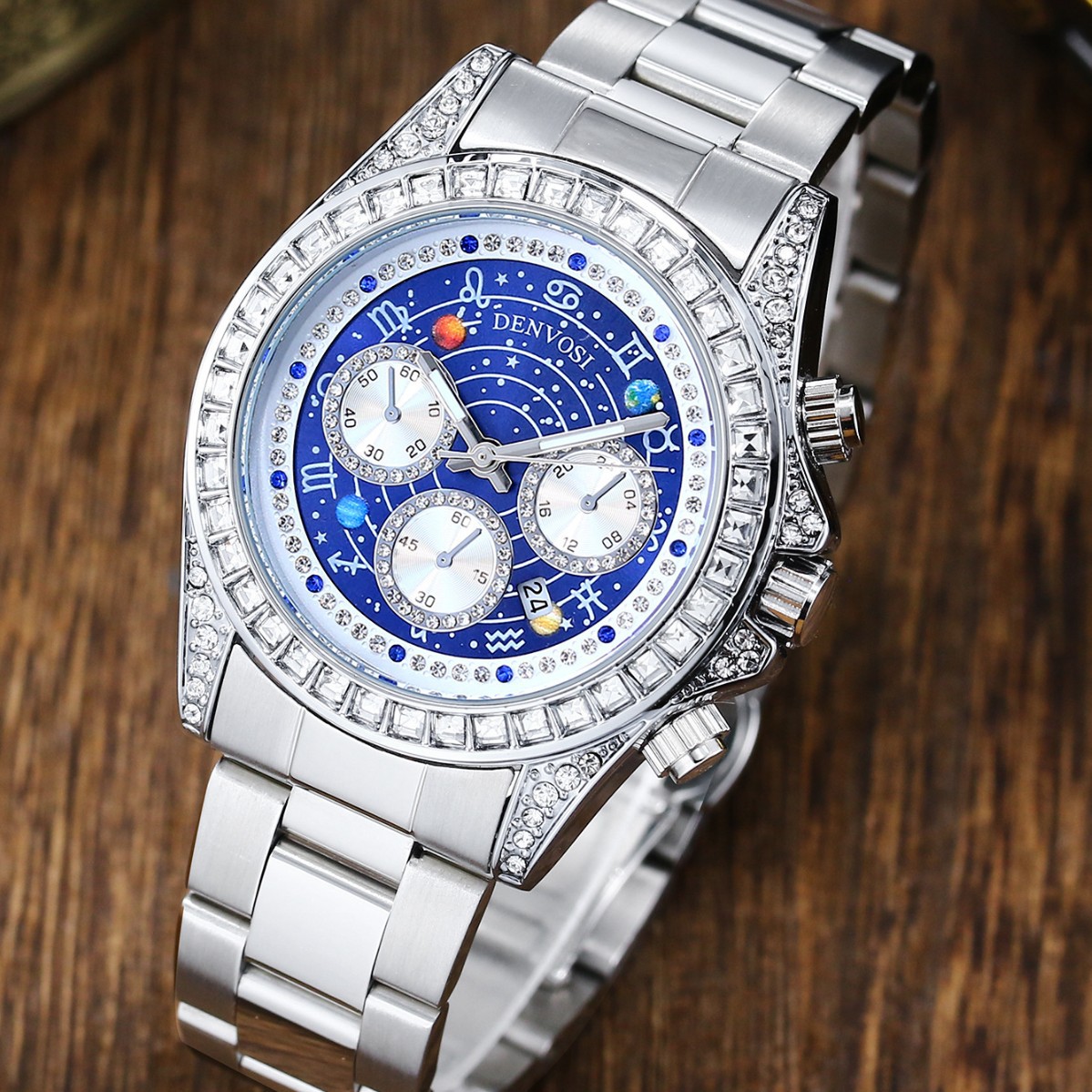 Men's new twelve zodiac planet - Zodiac Luxury Watch ulasan dan harga