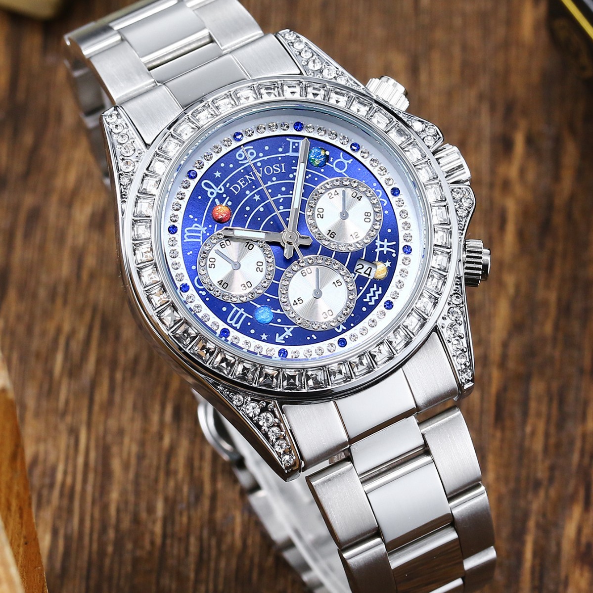Men's new twelve zodiac planet - Zodiac Luxury Watch ulasan dan harga