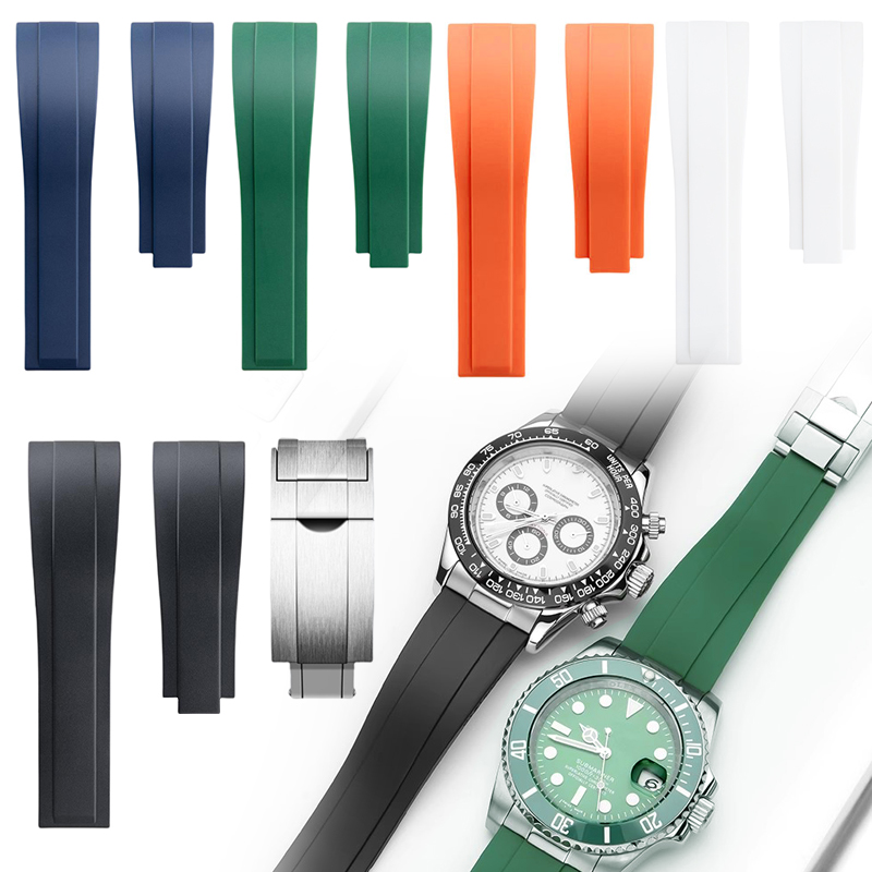 20mm 21mm 22mm Silicone Rubber - Luxury Watch Online ulasan dan harga