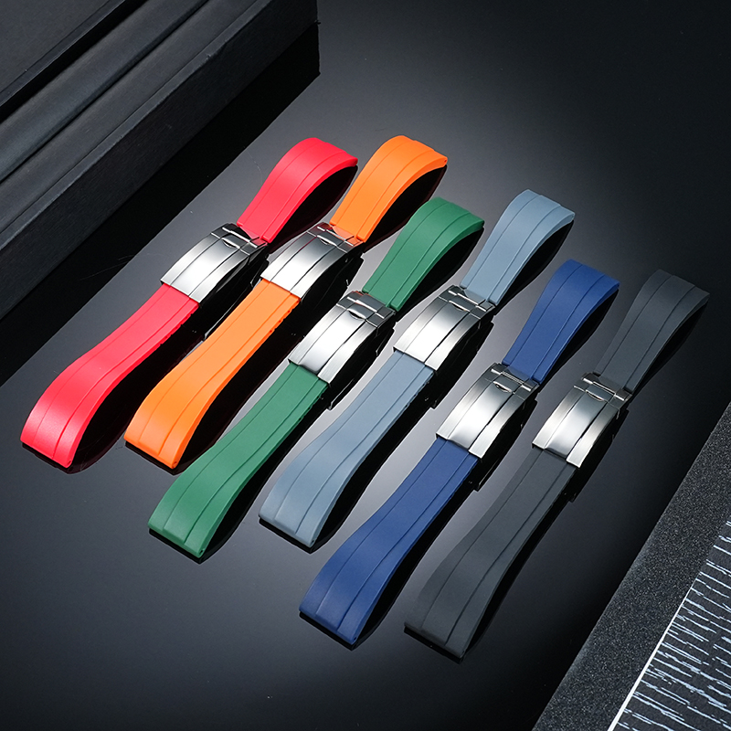 20mm 21mm 22mm Silicone Rubber - Luxury Watch Online ulasan dan harga