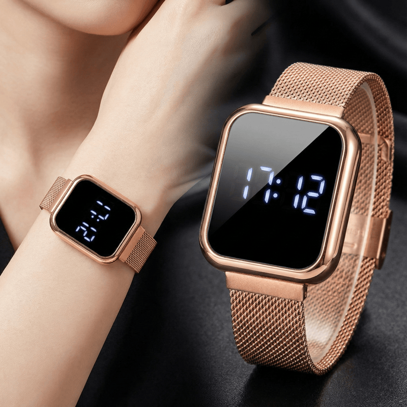 Fashion Rectangle Digital Watc - Luxury Watch Market ulasan dan harga