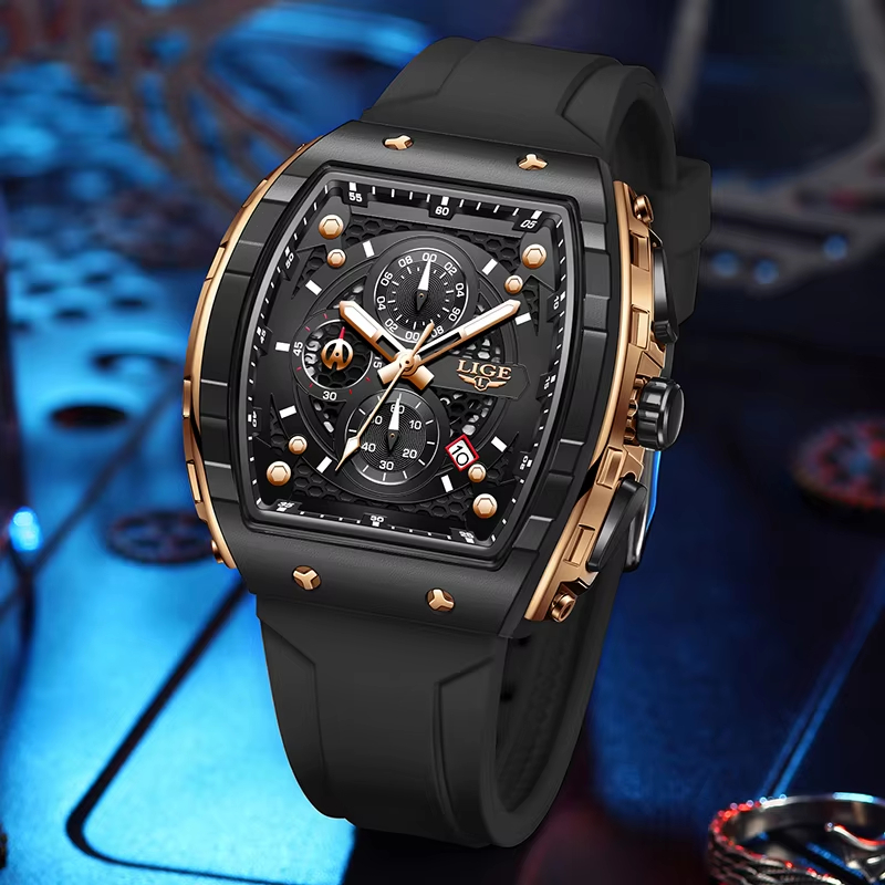 LIGE Top Brand Luxury Men Watc - Luxury Watch Investment ulasan dan harga