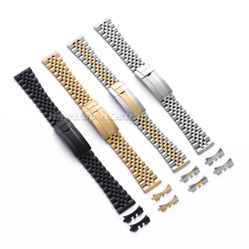 Premium Curved End Watch Strap - Luxury Watch Rolex ulasan dan harga