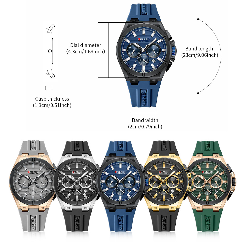 CURREN Luxury Men‘s Chronograp - Luxury Watch Audemars Piguet ulasan dan harga