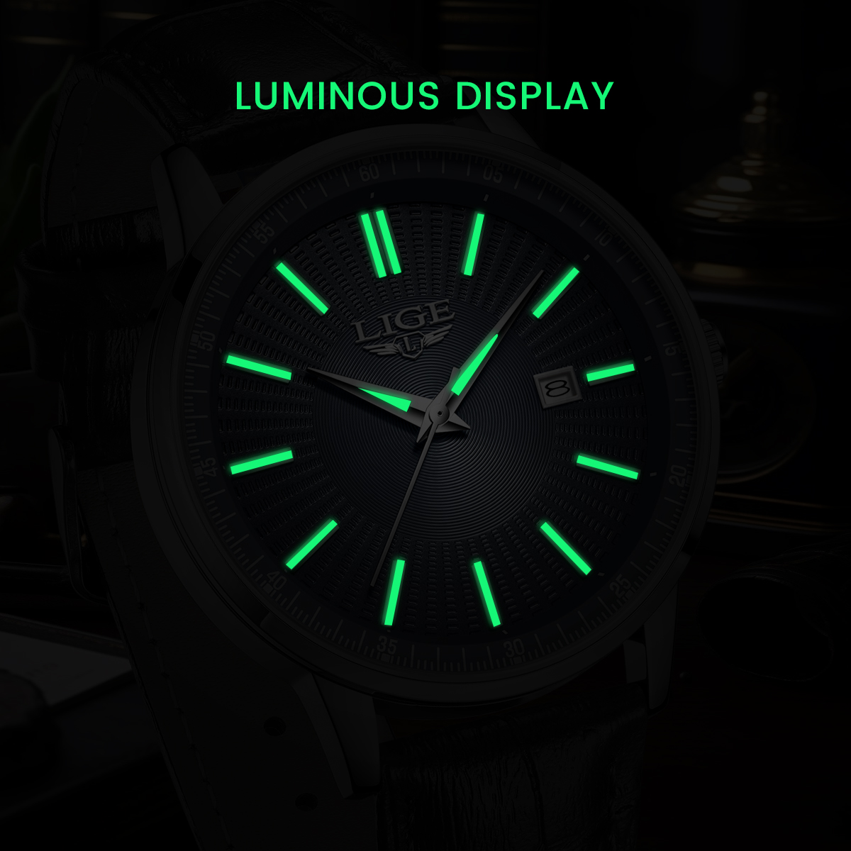 LIGE Top Brand Luxury Men's Wa - Luxury Watch Investment ulasan dan harga