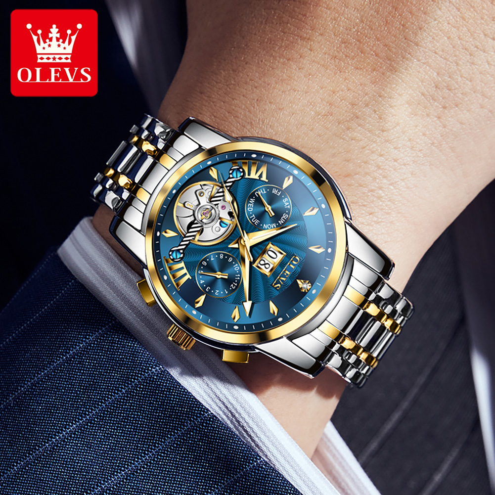OLEVS Men Watches Luxury Fashi - Luxury Watch Straps ulasan dan harga