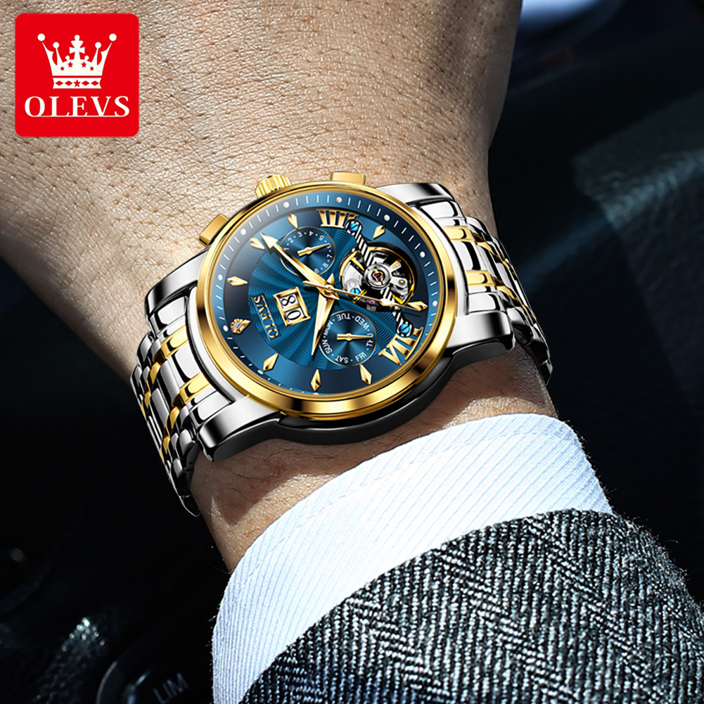 OLEVS Men Watches Luxury Fashi - Luxury Watch Straps ulasan dan harga