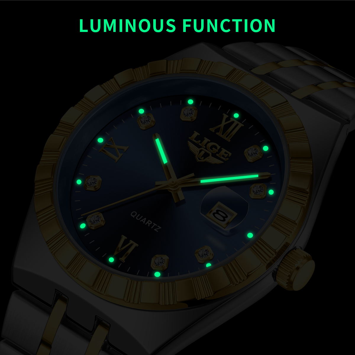 LIGE Business Men Watches Top  - Luxury Watch Box ulasan dan harga