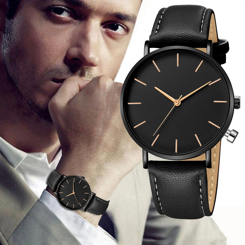 Simple Style Analog Quartz Men - Luxury Watch Investment ulasan dan harga