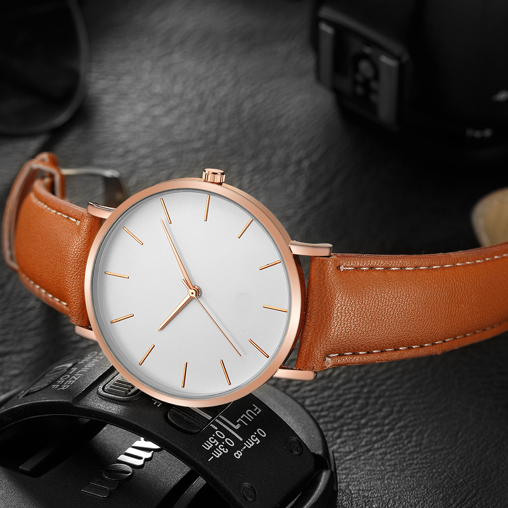 Simple Style Analog Quartz Men - Luxury Watch Investment ulasan dan harga