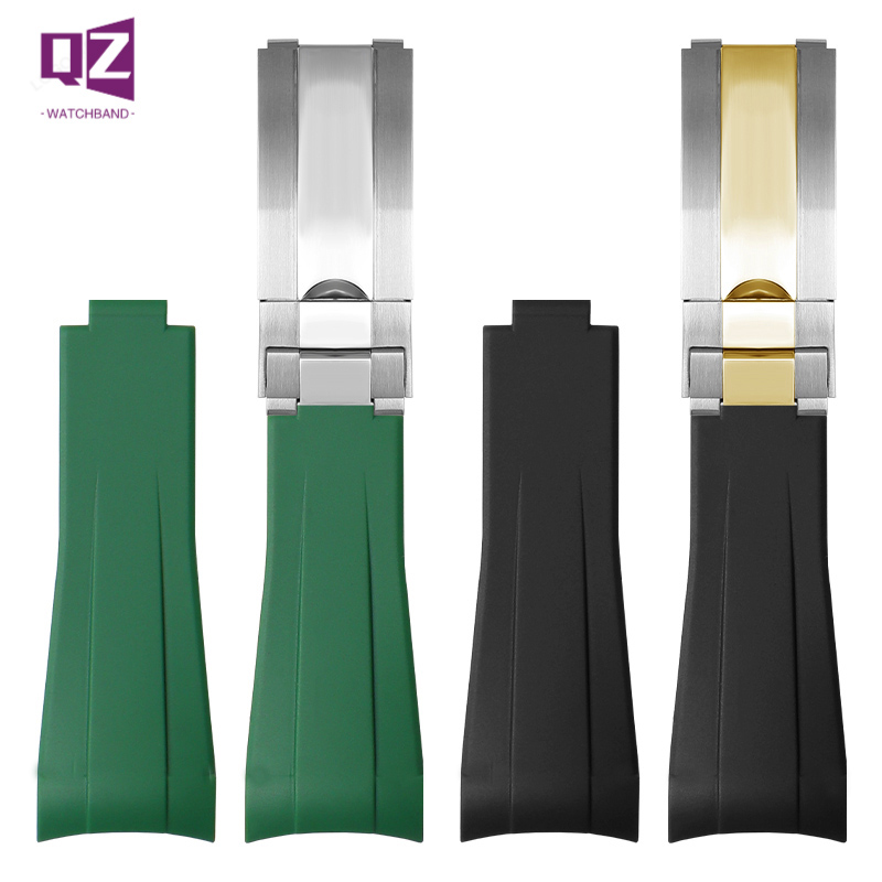Rubber Silicone Watchband For  - Luxury Watch Rolex ulasan dan harga